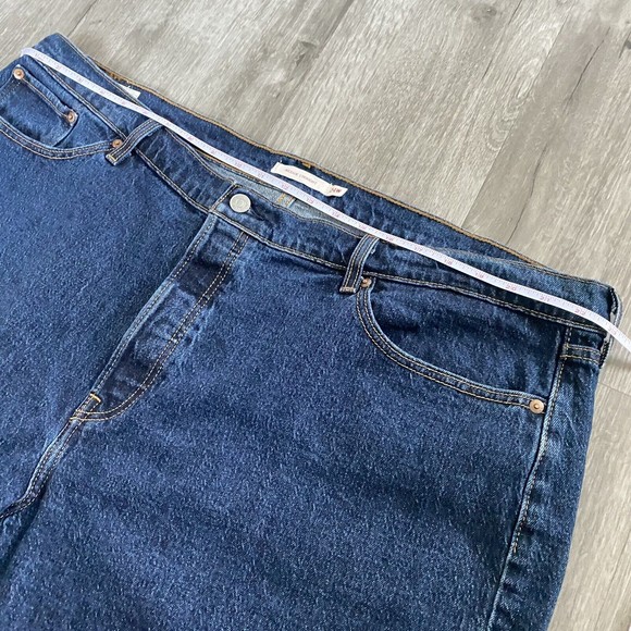 Levi's Women’s Premium Denim Wedgie Straight Leg Button Fly Jeans, Plus Size 24W - Picture 7 of 11